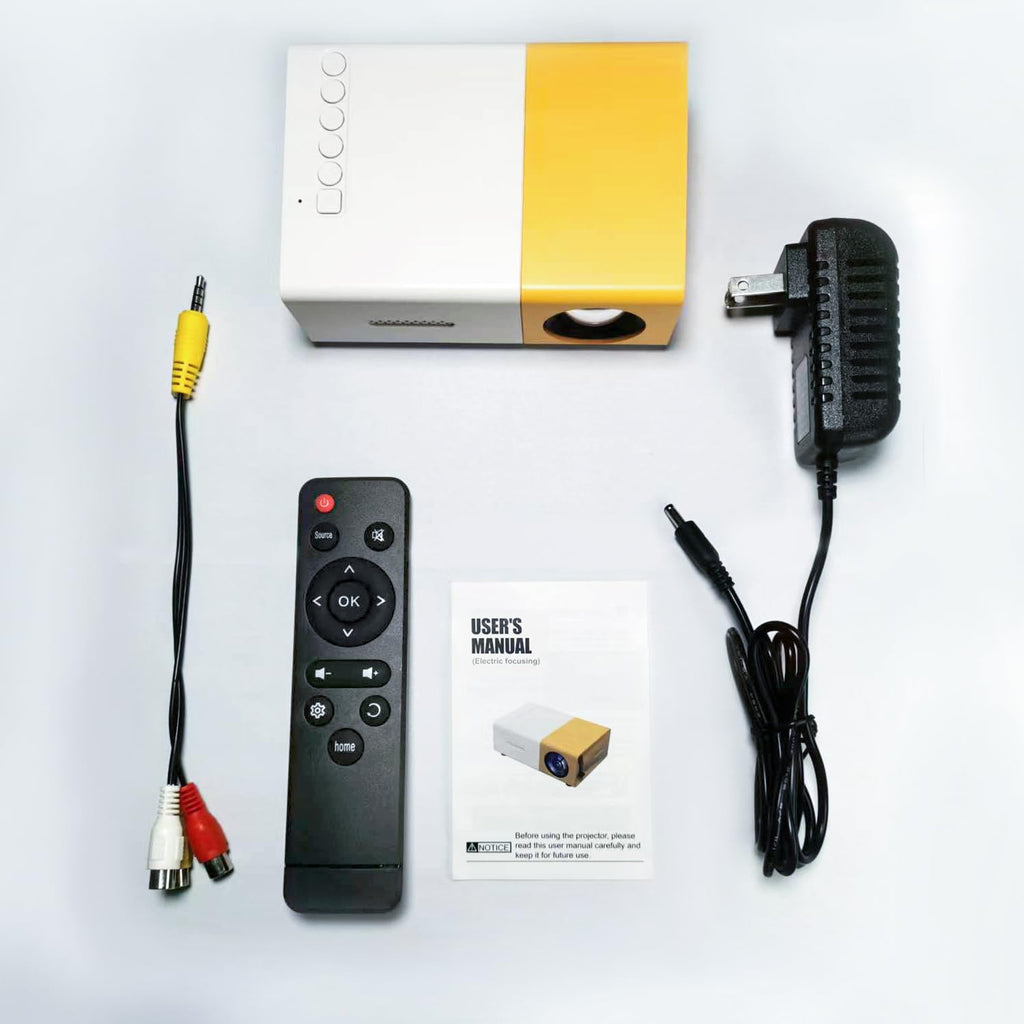 Mini Portable HD Projector – Smart Home Theater & Entertainment Device