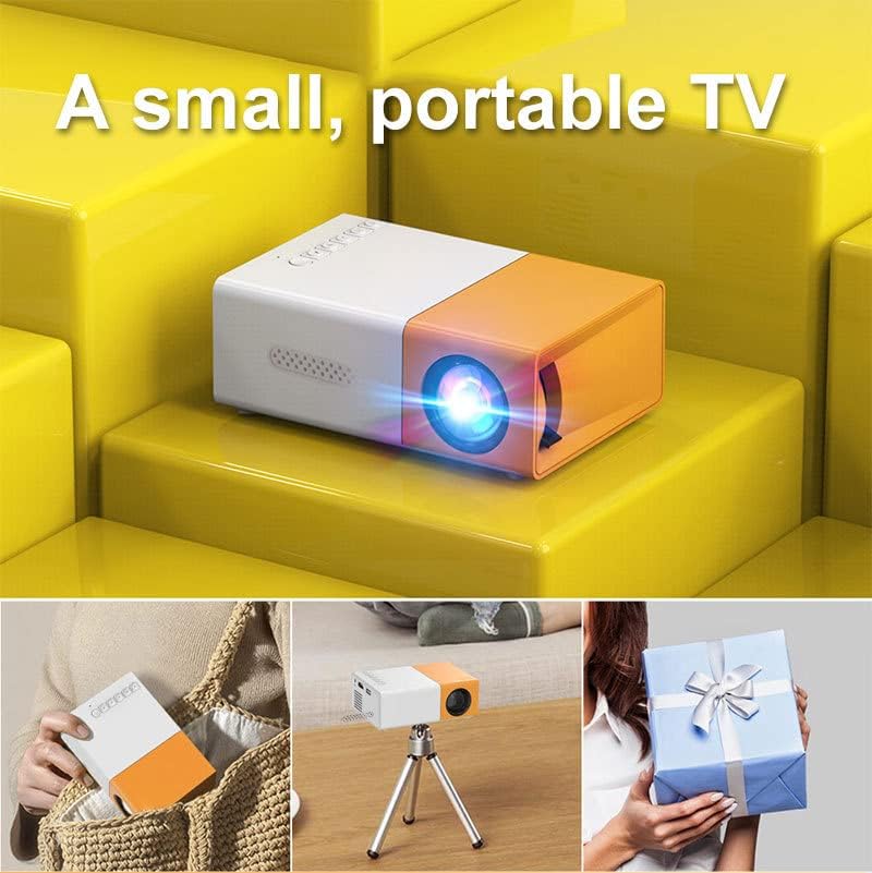 Mini Portable HD Projector – Smart Home Theater & Entertainment Device